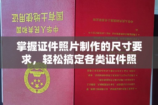 源城掌握证件照片制作的尺寸要求，轻松搞定各类证件照